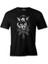 Wild Wolf Head Over A Desing Siyah Erkek Tshirt 1