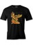 Ancient Egypt Goddess Isis And Wall Paintings Siyah Erkek Tshirt 1