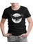 Raven Bird Wings And Moon Siyah Çocuk Tshirt 1