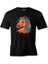 Horse With Colorful Hair Siyah Erkek Tshirt 1