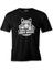 A Cat In A Coffee Cup Siyah Erkek Tshirt 1