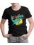 Okula Dönüş - Dinazor Siyah Çocuk Tshirt 1
