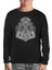 A Viking Hammer In Tribal Style Siyah Çocuk Sweatshirt 1