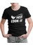 Just Cook It Siyah Çocuk Tshirt 1