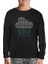 Cloud With Binary Code Numbers Siyah Çocuk Sweatshirt 1