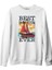 Best Sailing Crew On The Boat Beyaz Erkek Kalın Sweatshirt 1