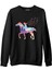 A Girl Free As Horses And Birds Siyah Erkek Kalın Sweatshirt 1