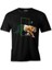 Tiger Leaving Digital World Siyah Erkek Tshirt 1