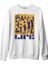Evolution Of Basketball Players For Life Beyaz Erkek Kalın Sweatshirt 1