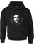 Che Guevara - The Black Star Siyah Erkek Fermuarsız Kapşonlu 1