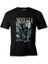 Nirvana - Kurt Cobain With The Guitar Siyah Erkek Tshirt 1