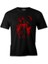 Punisher Red Moon Siyah Erkek Tshirt 1