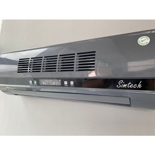 Simtech Duvar Tipi Vantilatör 60 W Uzaktan Kumanda ile Enerji Tasarrufu Sağlar