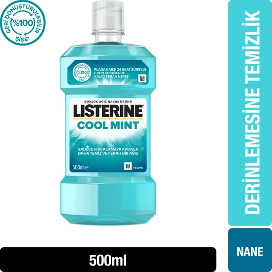 Listerine Cool Mint Ağız Bakım Suyu 500 Ml