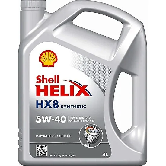 Shell Helix Hx8 Synthetic 5W-40 Motor Yağı 4 Litre