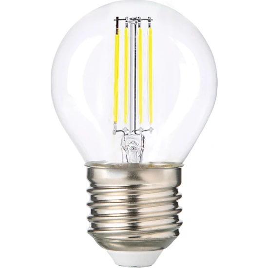 Heka LED Filament Rustik Ampul 6 Watt E27 Beyaz Işık