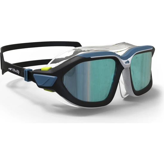 Decathlon Nabaiji Yüzücü Gözlüğü - L Boy - Siyah / Mavi - 500 Active