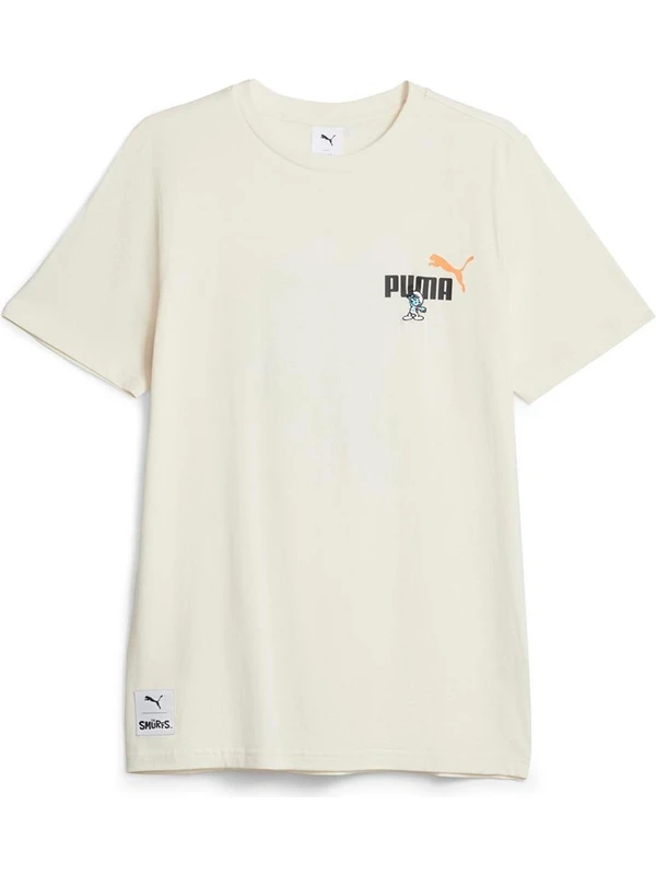 Puma x The Smurfs Graphic Tee Erkek T-Shirt