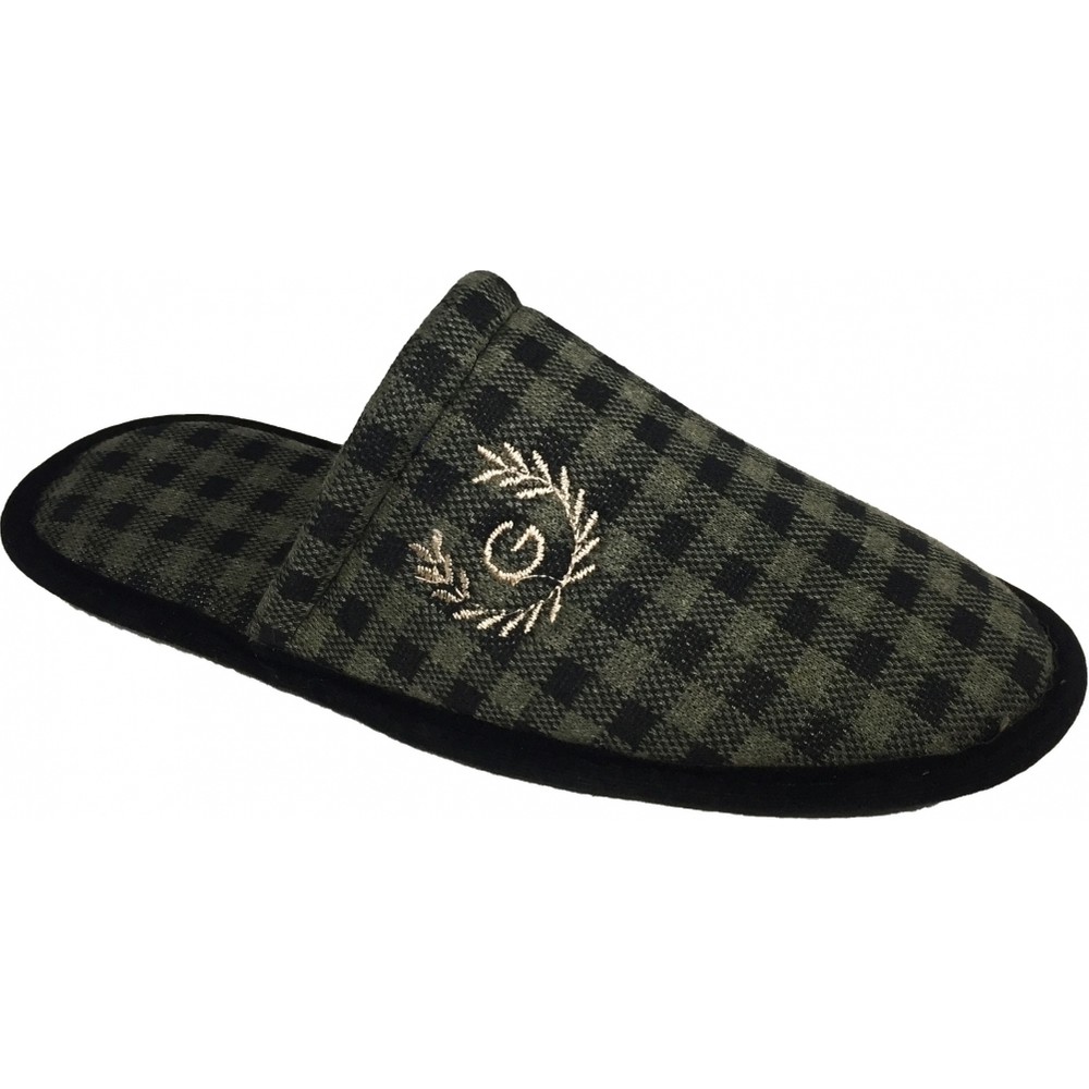 Okanmed HLM01 Erkek Kışlık Ev İçi Terliği Kareli Kışlık Ev Fiyatı