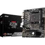 MSI A520M-A PRO AMD A520 Soket AM4 DDR4 4600(OC)MHz mATX Gaming Anakart