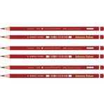 Faber-Castell Kırmızı Kopya Kalem 6'lı Set Yüksek Kaliteli Çocuklar İçin Okul Gereçleri