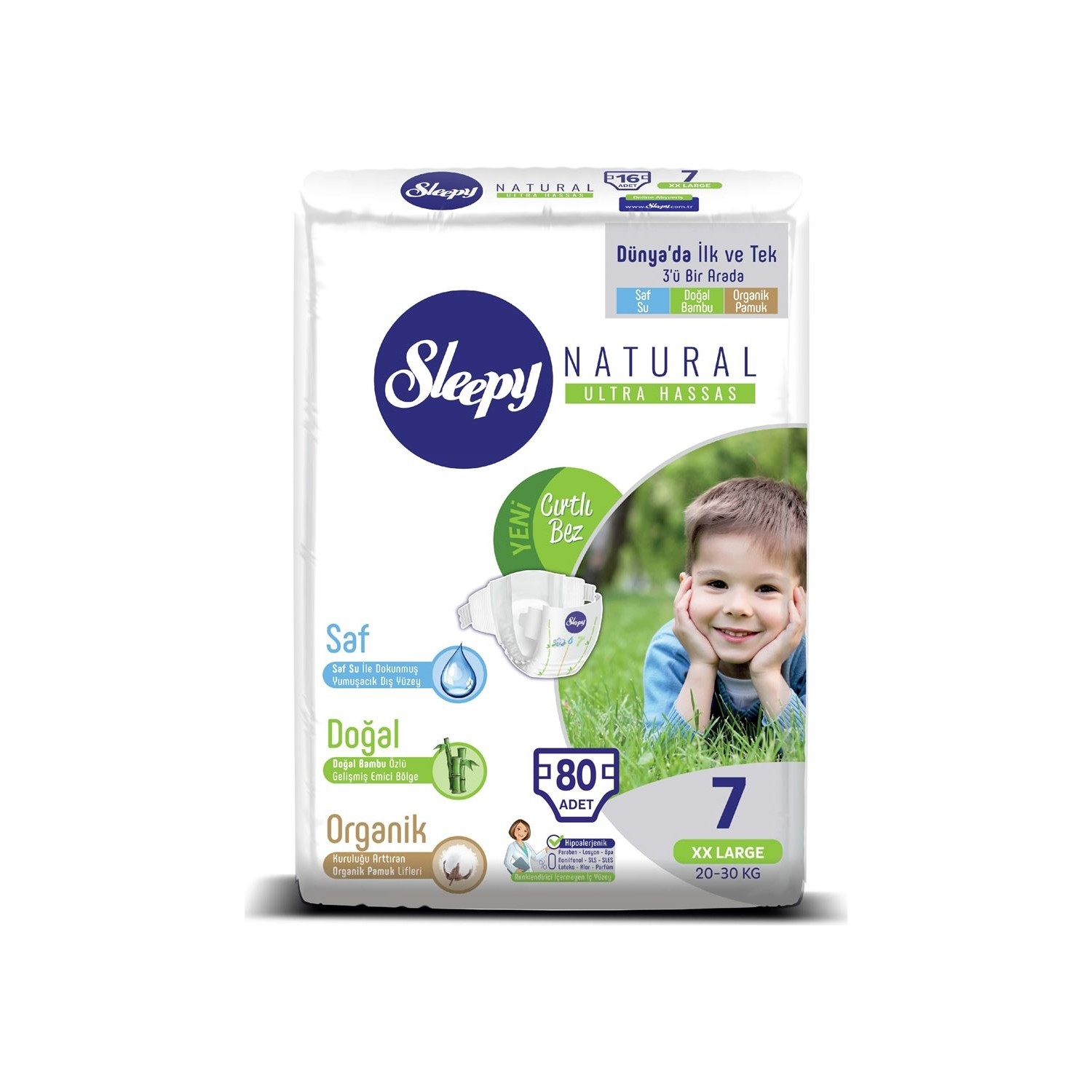 Sleepy Natural Bebek Bezi 7 Numara x x Large Süper Fırsat Sleepy Natural Bebek Bezi 7 Numara x x Large Süper Fırsat