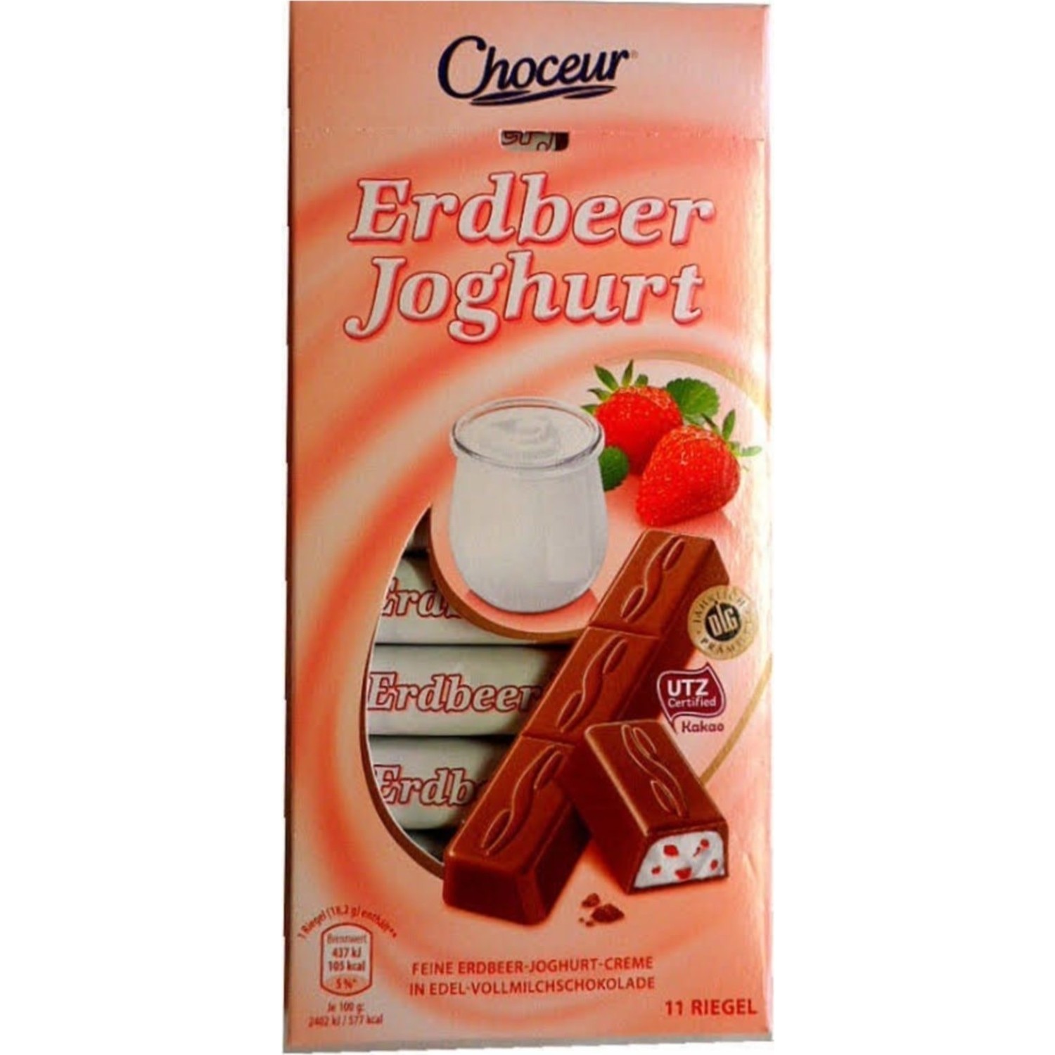 Choceur Erdbeer Joghurt 11 Riegel Çilekli Yoğurtlu Çikolata Fiyatı