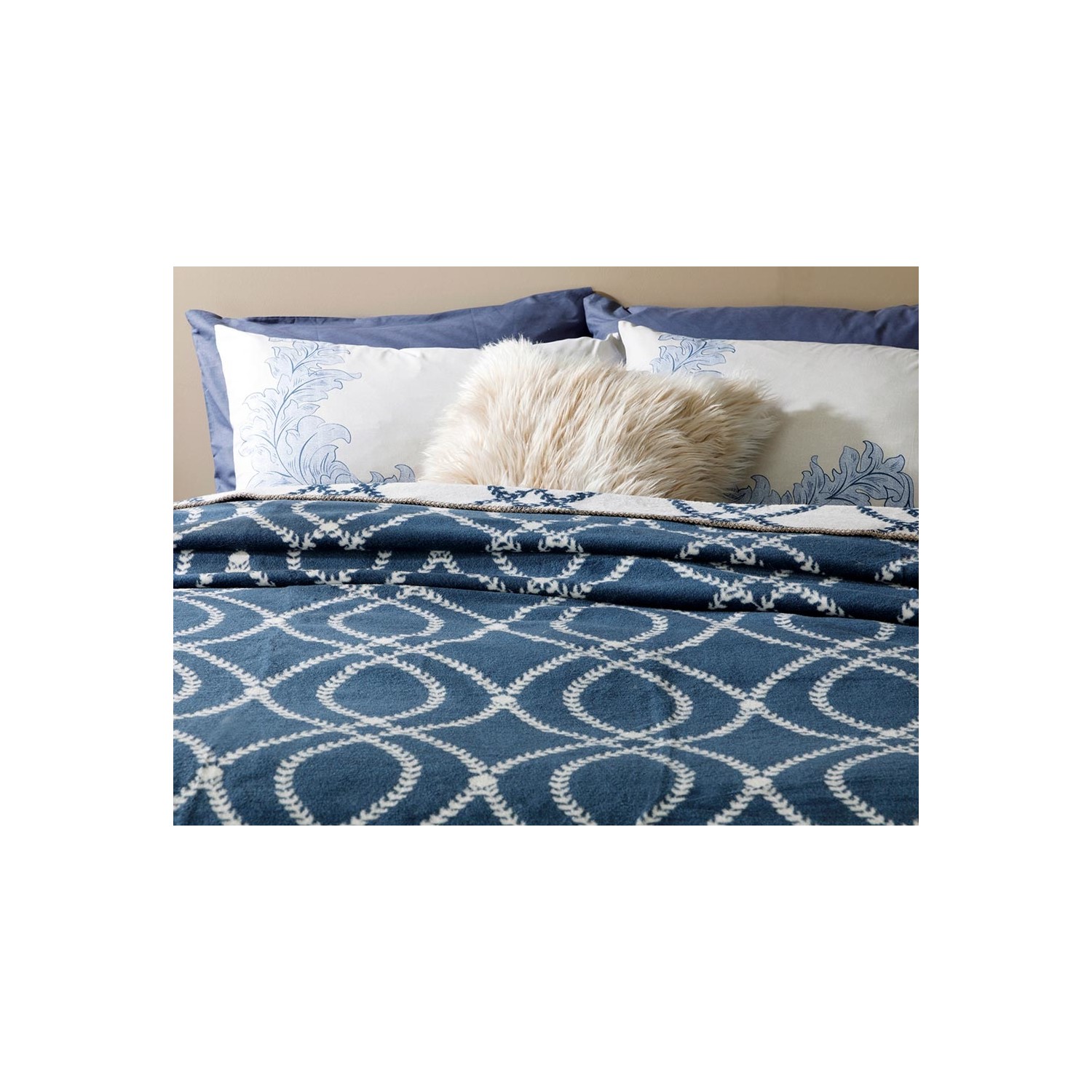 English Home William Pamuklu Çift Kişilik Battaniye 200 x