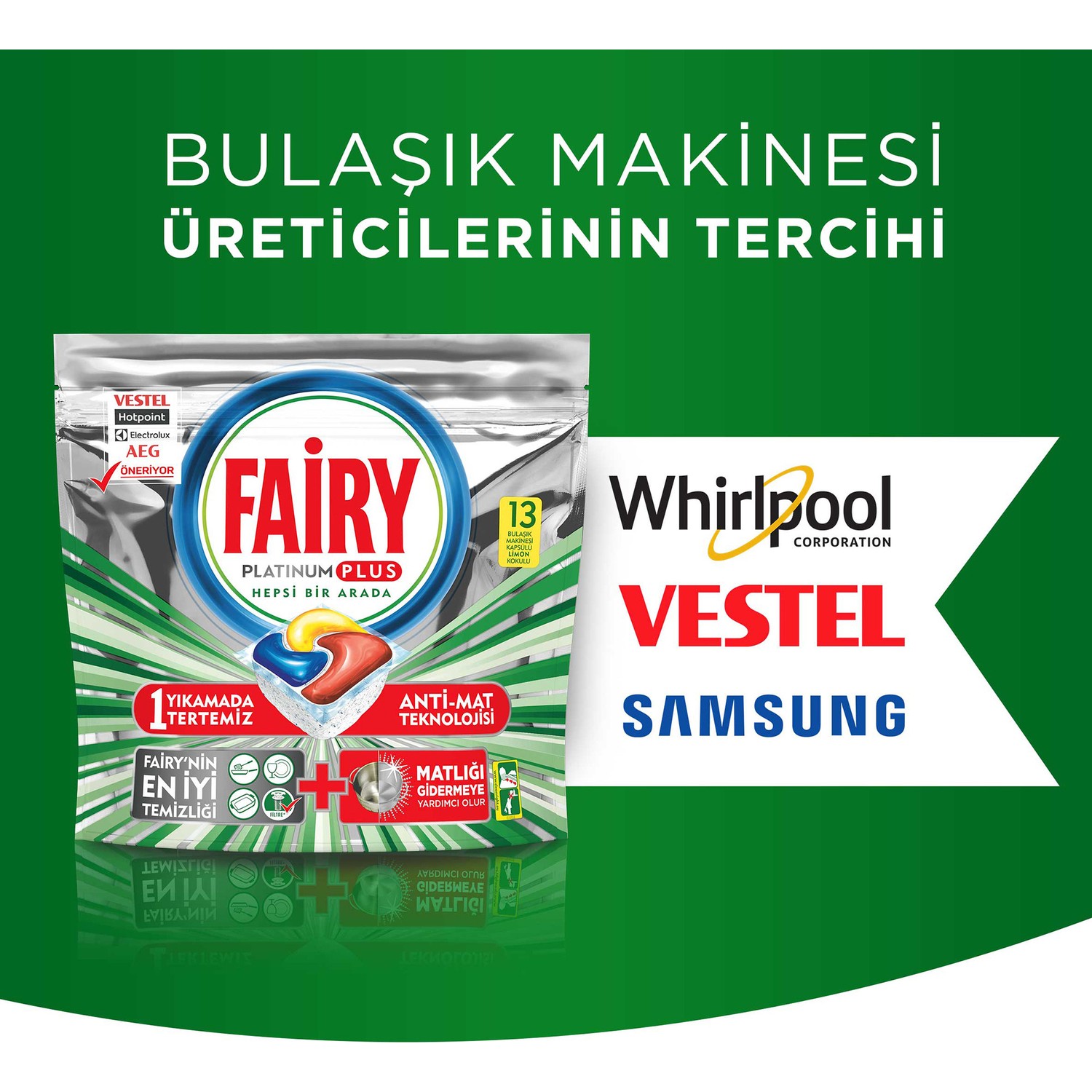 Fairy Platinum Plus 75 Yıkama Bulaşık Makinesi Deterjanı Fiyatı
