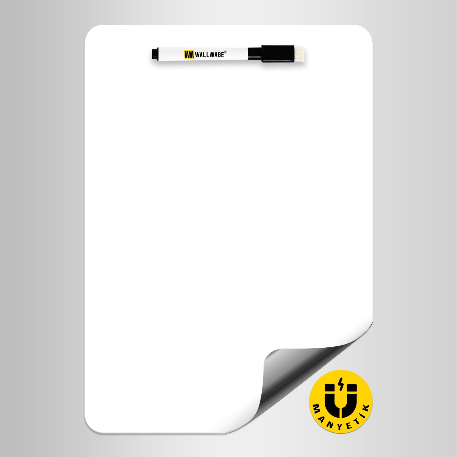 wallmage easyboard manyetik katlanabilir beyaz tahta a4 21 fiyati