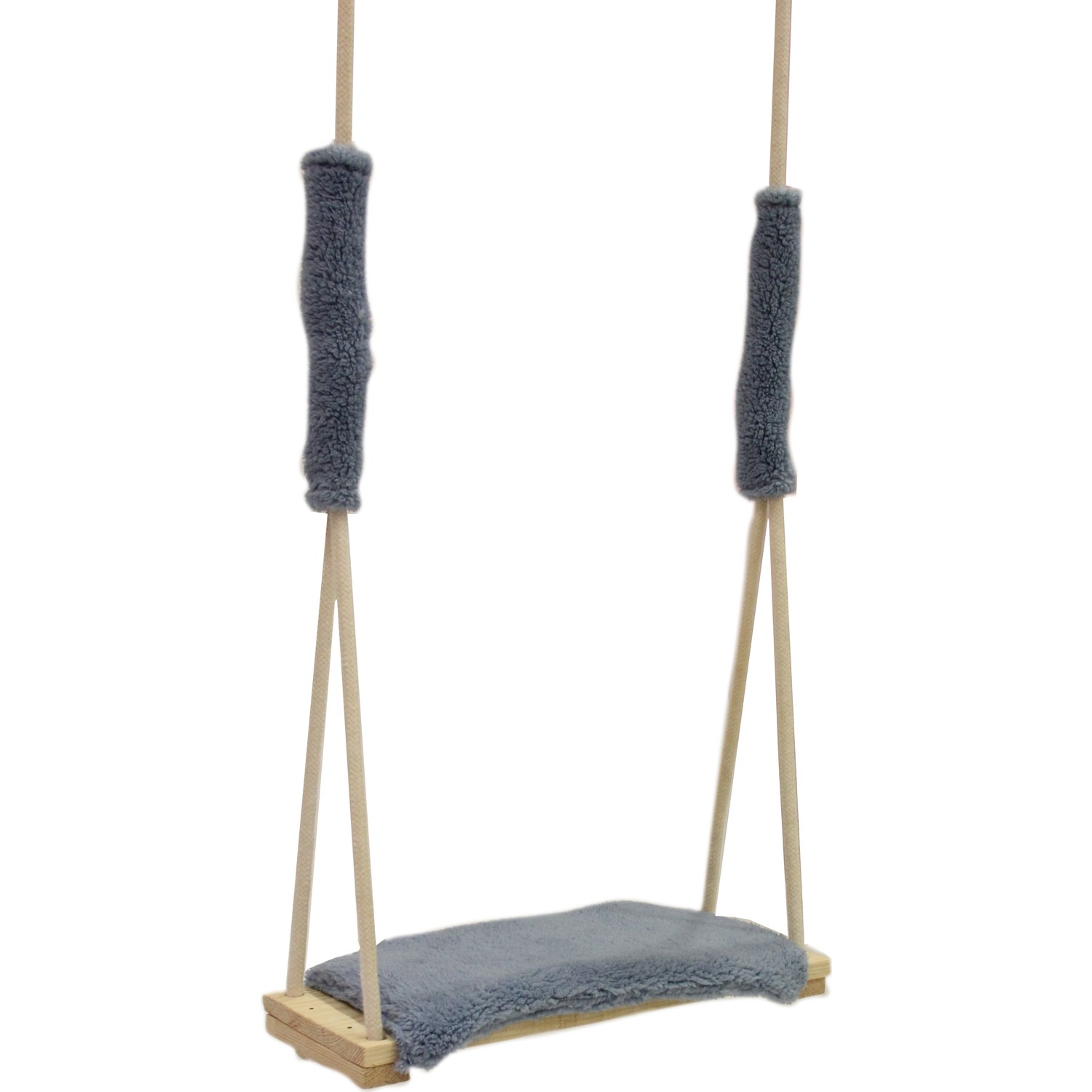 Zewkli Ahşap Pofuduk Bebek Çocuk Salıncağı Hamak Beşik