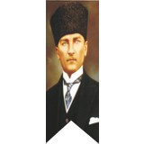Antalya Dünya Bayrak Atatürk Kalpaklı Posteri Kırlangıç Bayrağı 70 x 200 cm