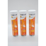 Apexis Heilung Vitamin C 500 mg + Çinko Efervesan 15 Tablet 3 A:det