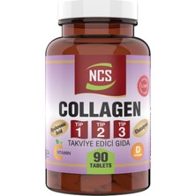 Ncs 90 Tablet Hidrolize Collagen () Type (Tip) 1-2-3 Hyaluronic Acid Vitamin C Glutatyon