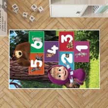 Dreamcrafters Lisanslı Maşa ve Koca Ayı 80X120 cm Çocuk Halısı