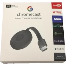 Anycast G2-6 4K Chromecast Ultra Kablosuz Ses ve Görüntü Aktarıcı