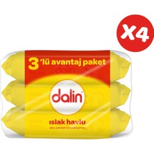 Dalin Islak Temizleme Mendili 56'lı (3 Lü Paket) x 4'lü