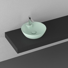 Isvea Sistemay Soft Tezgahüstü Lavabo 45 cm Mint