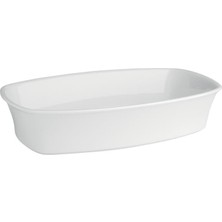Porland Beyaz Fırın Kabı 28 cm