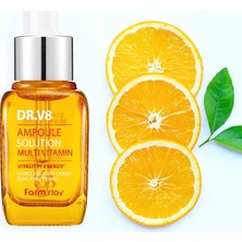 Farmstay Multi Vitamin C Dr.v8 Ampül - Canlılık Enerji Beyazlatma ve 30 ml