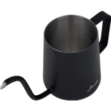 Jumbo Venti Çelik Coffe Kettle Siyah 600 ml