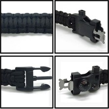 Outdoor Outlet Paracord Paraşüt Ipi Survival Outdoor Bileklik 14IN1 14 Özellik