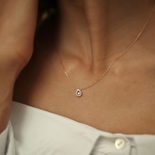 By Golden House Damla Pırlanta Tektaş Kolye