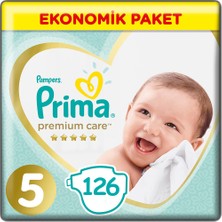 Prima Premium Care Bebek Bezi 5 Beden 11-18 Kg (3*42) 126  11-18 Kg