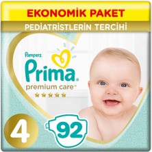 Prima Premium Care Bebek Bezi 4 Beden 9-14 Kg (2*46) 92  9-14 Kg