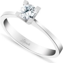 Lilarote 0.18 Ct Pırlanta Tektaş Yüzük