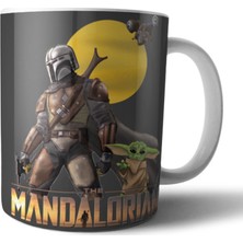 Kişisel Tasarım Baby Yoda / The Mandalorian / Star Wars Kupa Bardak Model 16