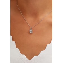 Belinda Pırlanta Montür Gümüş Kolye