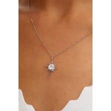 Belinda Kutup Yıldızı Gümüş Kolye 925 Ayar