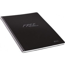 Keskin Color Free A4 40 Yaprak Kareli Pp Kapak Defter 320392-99 Siyah
